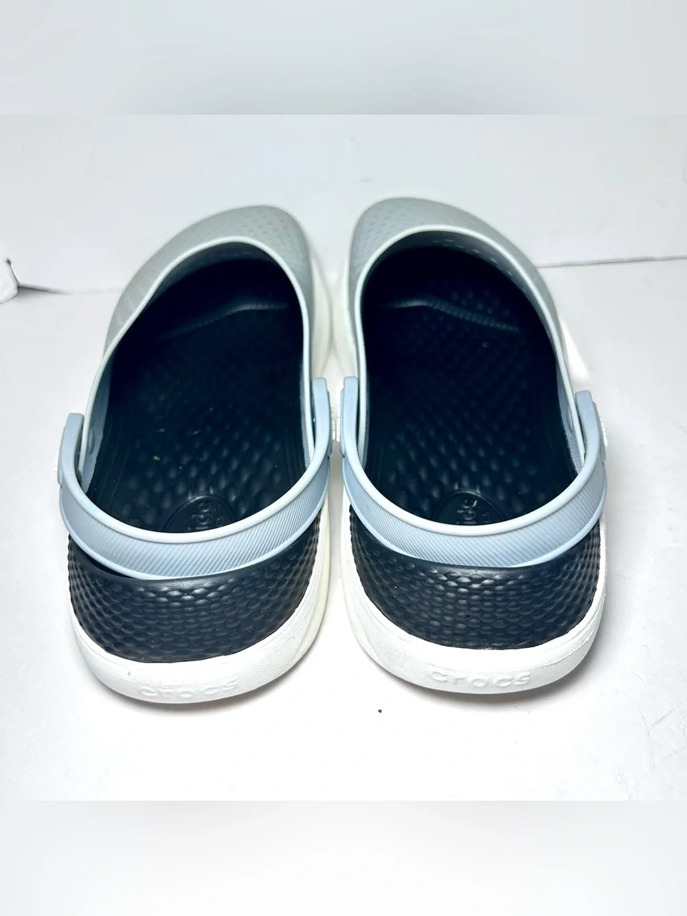 Crocs LifeRide Clogs Gray White 9M 11W